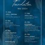 Tourdaten Mai 2024