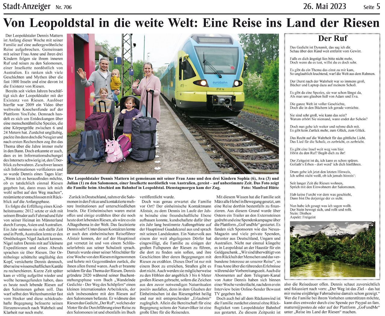 Reise zu den Riesen Teil I Reise zu den Riesen Teil I